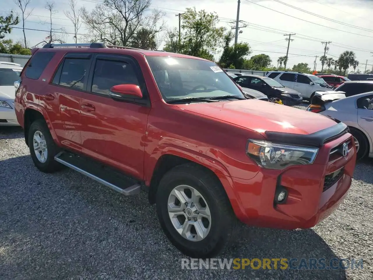 1 Photograph of a damaged car JTEFU5JR9N5277857 TOYOTA 4RUNNER 2022