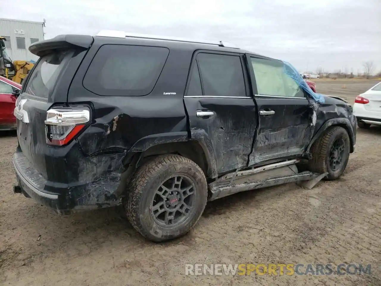 3 Photograph of a damaged car JTEKU5JR0N5988930 TOYOTA 4RUNNER 2022