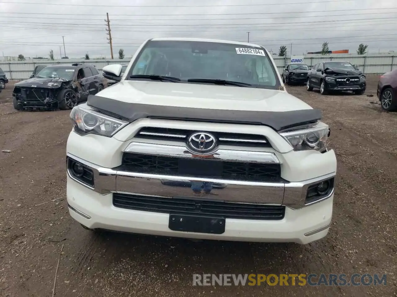 5 Photograph of a damaged car JTEKU5JR0N6087129 TOYOTA 4RUNNER 2022