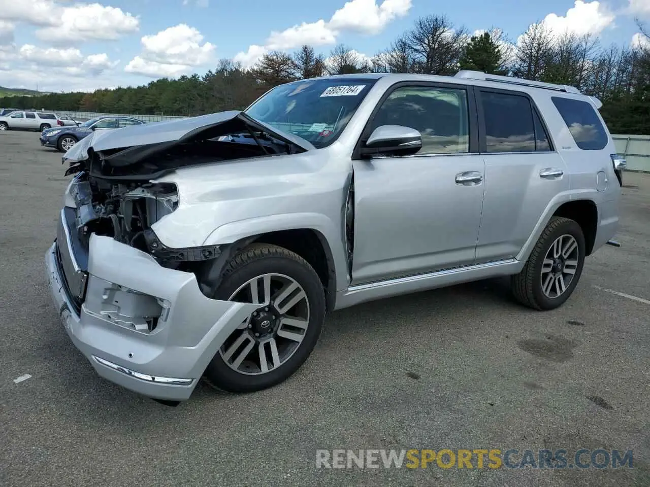 1 Photograph of a damaged car JTEKU5JR3N5977369 TOYOTA 4RUNNER 2022