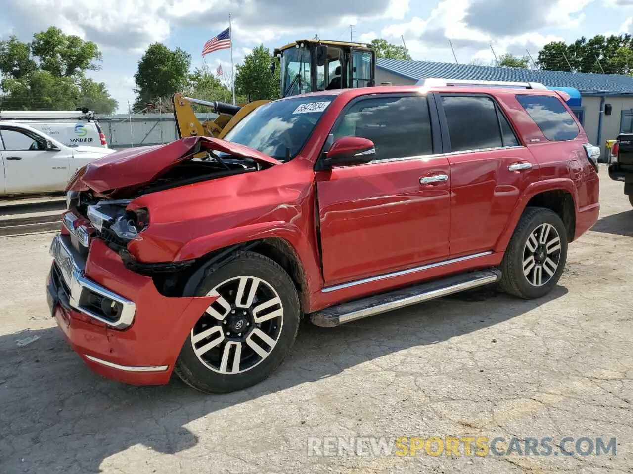 1 Photograph of a damaged car JTEKU5JR3N5993331 TOYOTA 4RUNNER 2022