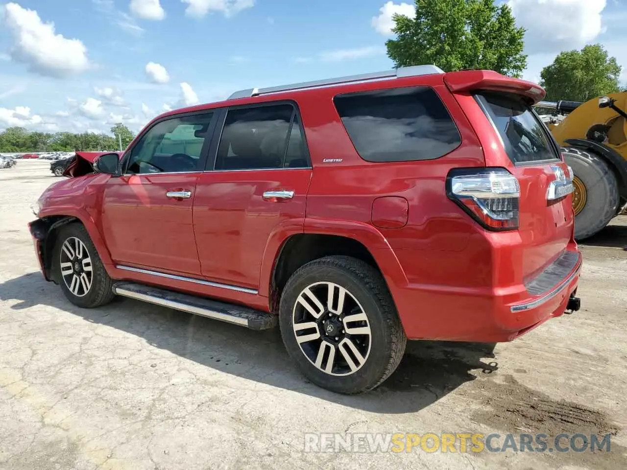 2 Photograph of a damaged car JTEKU5JR3N5993331 TOYOTA 4RUNNER 2022