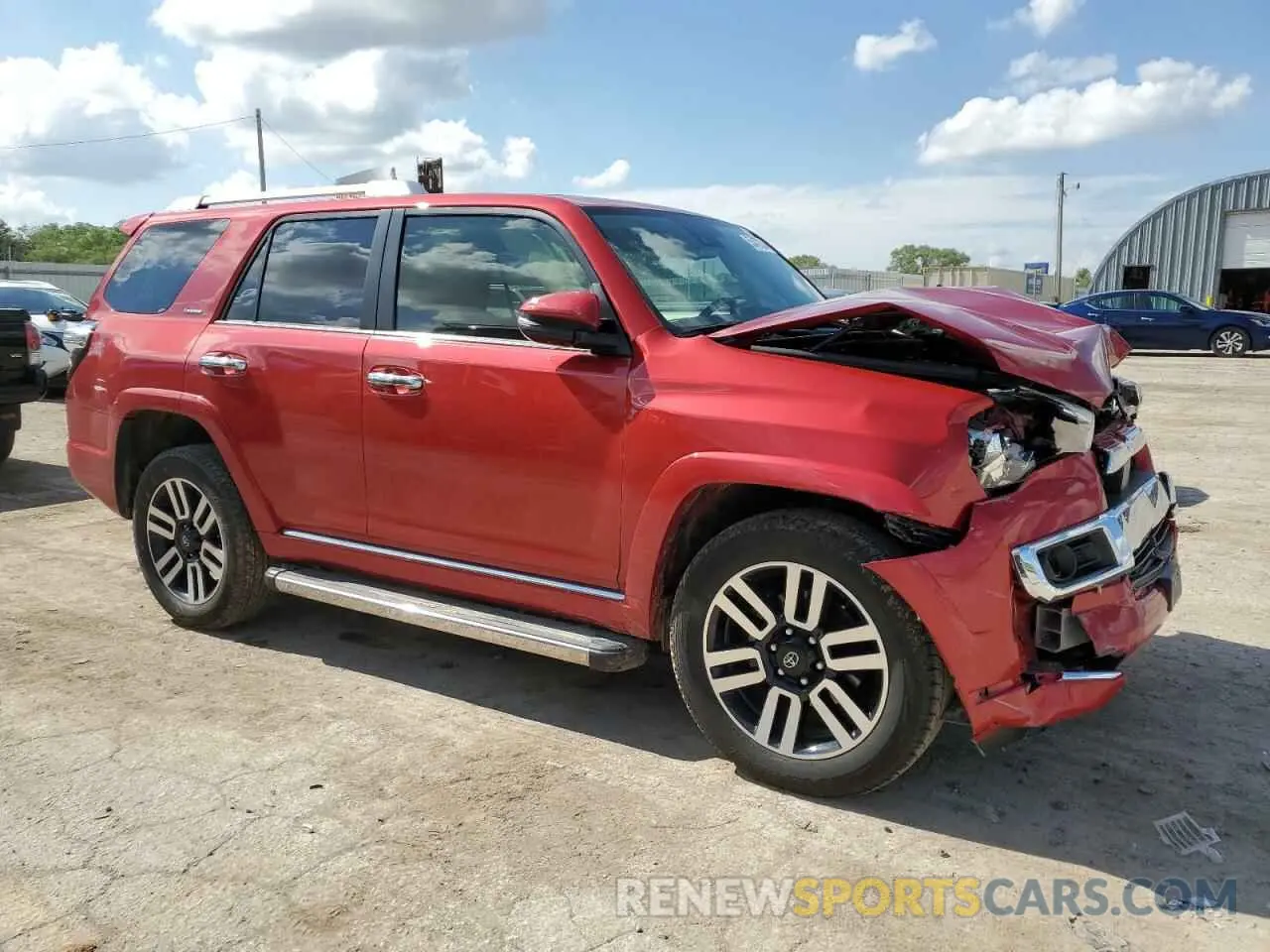 4 Photograph of a damaged car JTEKU5JR3N5993331 TOYOTA 4RUNNER 2022