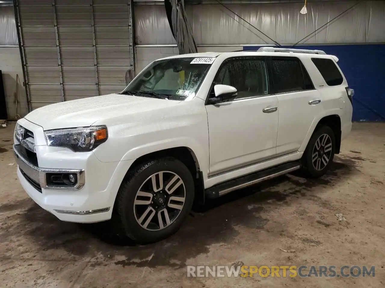 1 Photograph of a damaged car JTEKU5JR3N6042556 TOYOTA 4RUNNER 2022