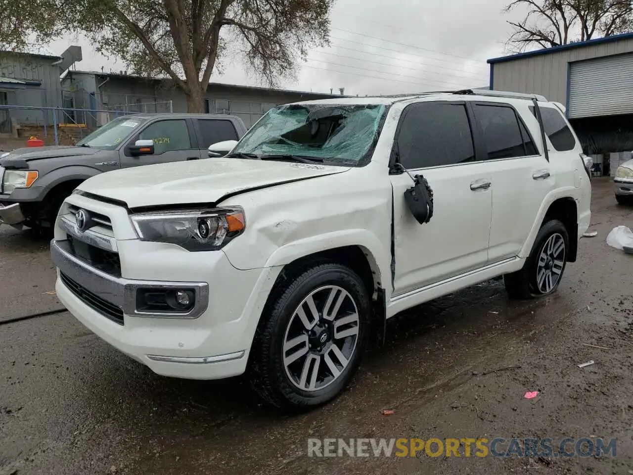 1 Photograph of a damaged car JTEKU5JR4N6030240 TOYOTA 4RUNNER 2022