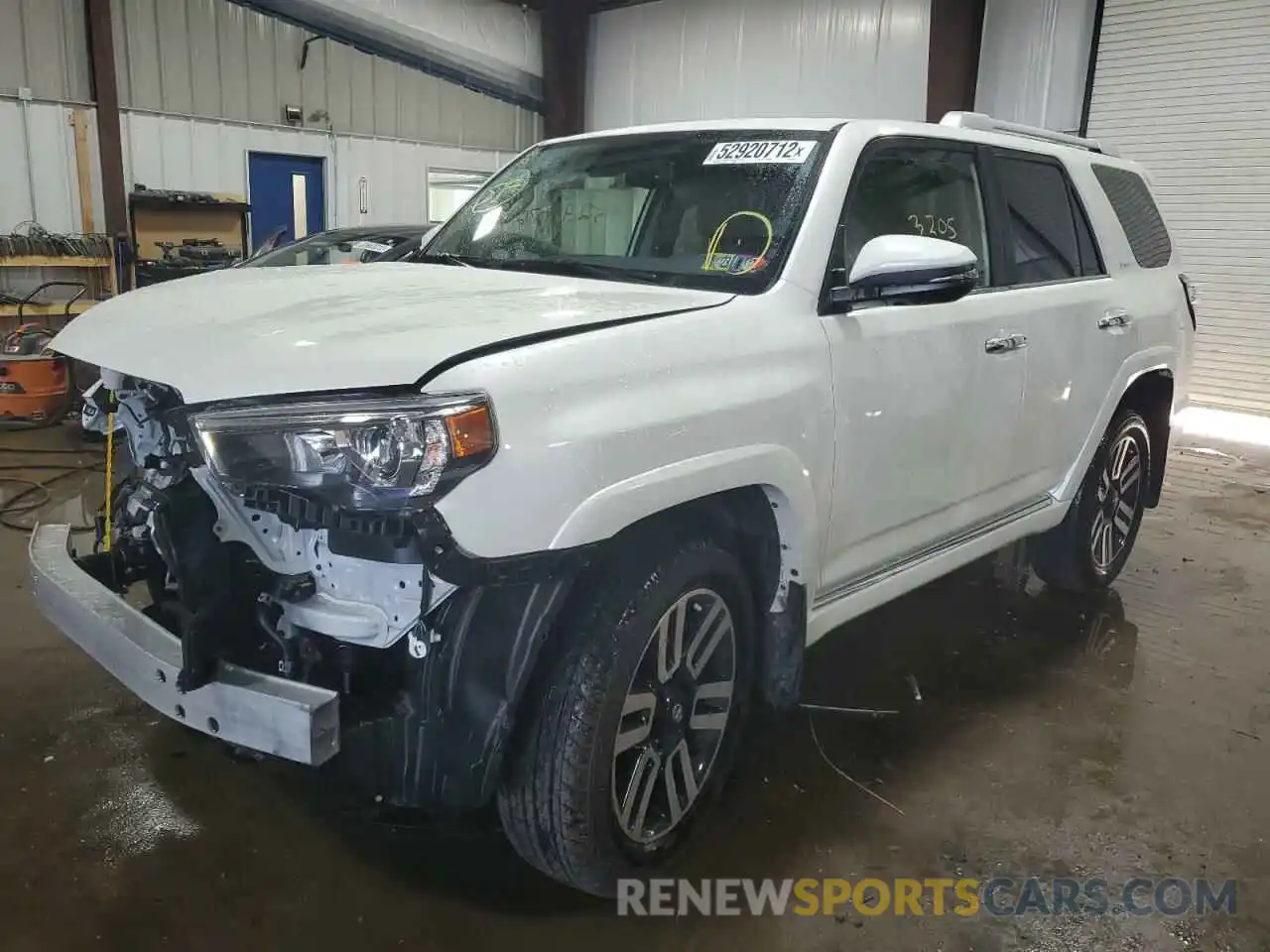 2 Photograph of a damaged car JTEKU5JR4N6044512 TOYOTA 4RUNNER 2022