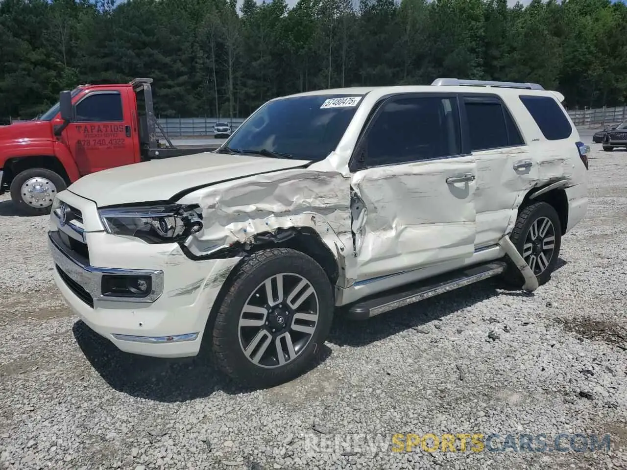 1 Photograph of a damaged car JTEKU5JR5N5985828 TOYOTA 4RUNNER 2022