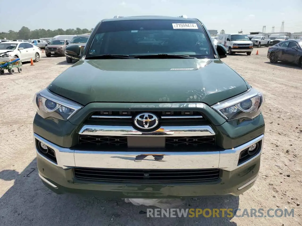 5 Photograph of a damaged car JTEKU5JR6N5992092 TOYOTA 4RUNNER 2022