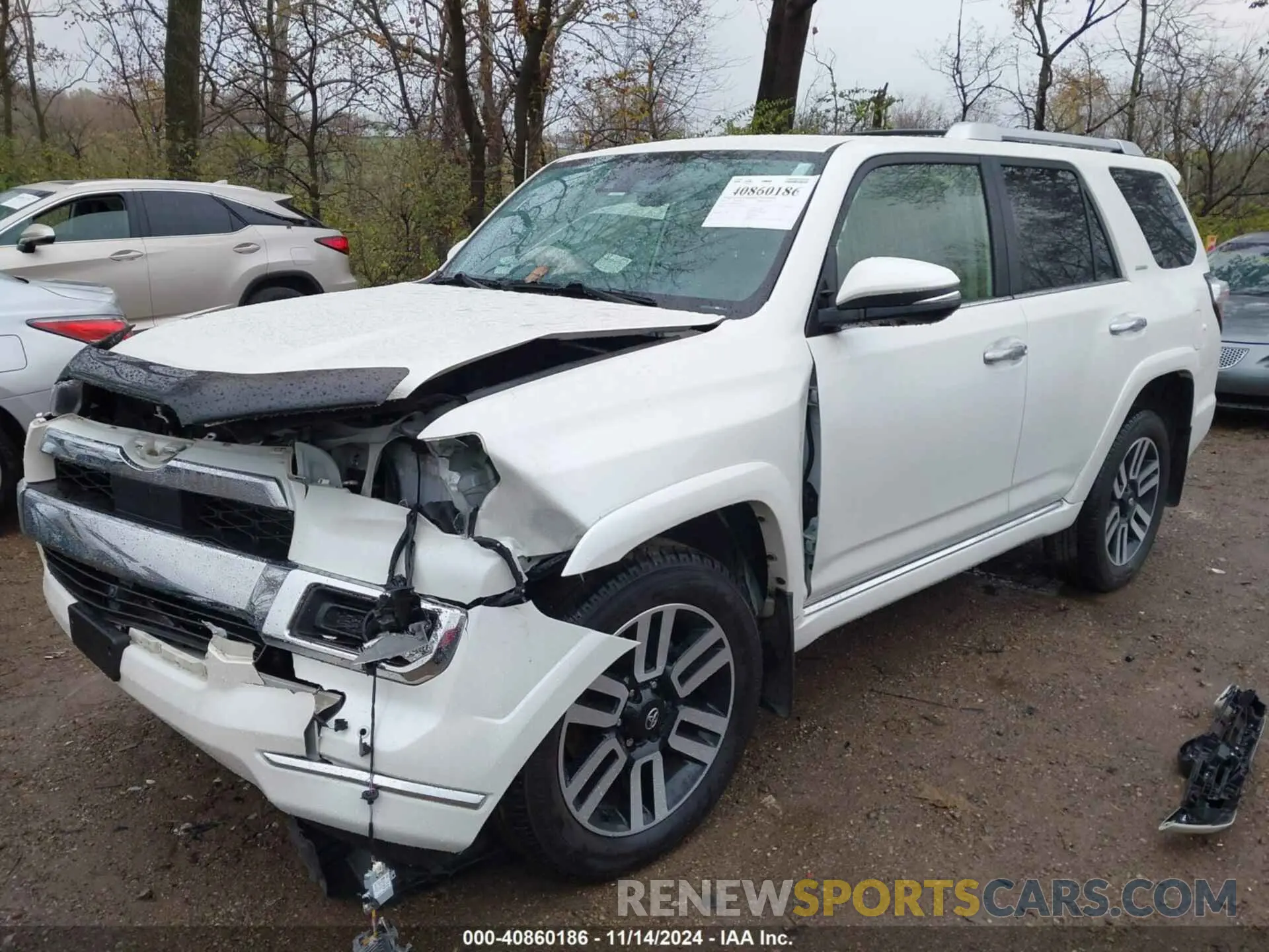 2 Photograph of a damaged car JTEKU5JR6N6032412 TOYOTA 4RUNNER 2022