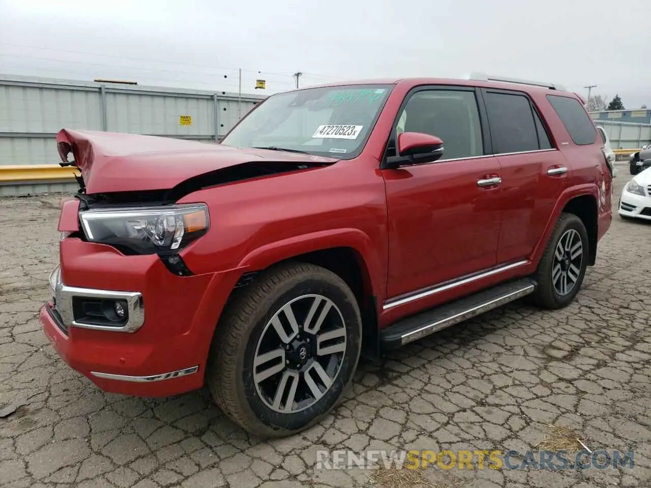 1 Photograph of a damaged car JTEKU5JR8N5984706 TOYOTA 4RUNNER 2022