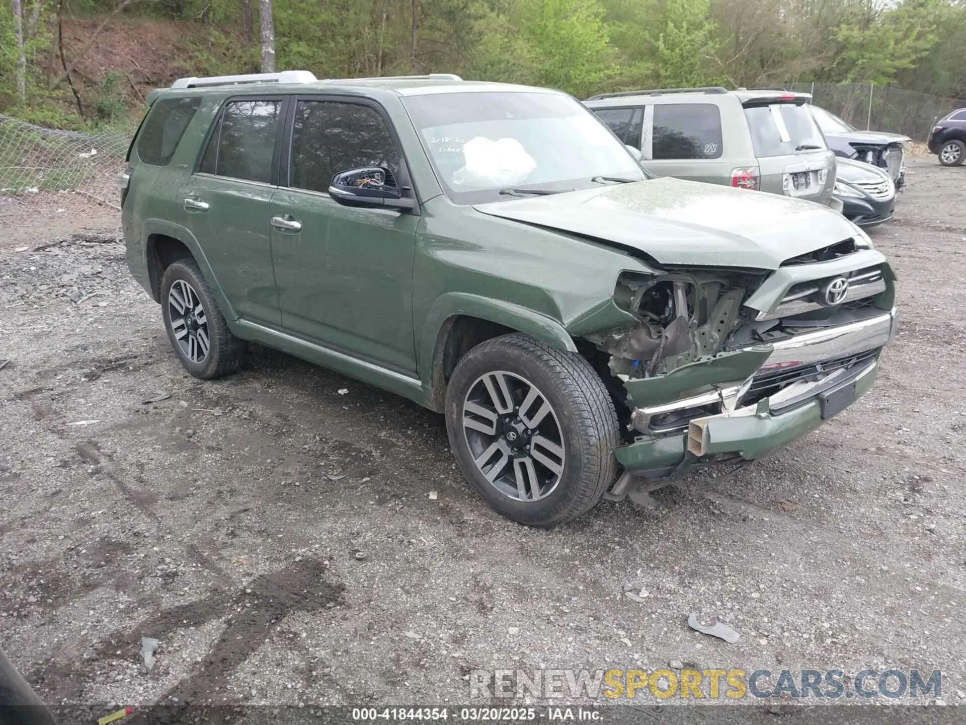 1 Photograph of a damaged car JTEKU5JR8N6075567 TOYOTA 4RUNNER 2022