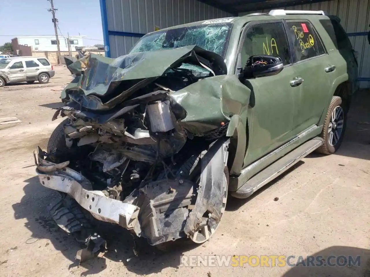 2 Photograph of a damaged car JTEKU5JRXN5971746 TOYOTA 4RUNNER 2022