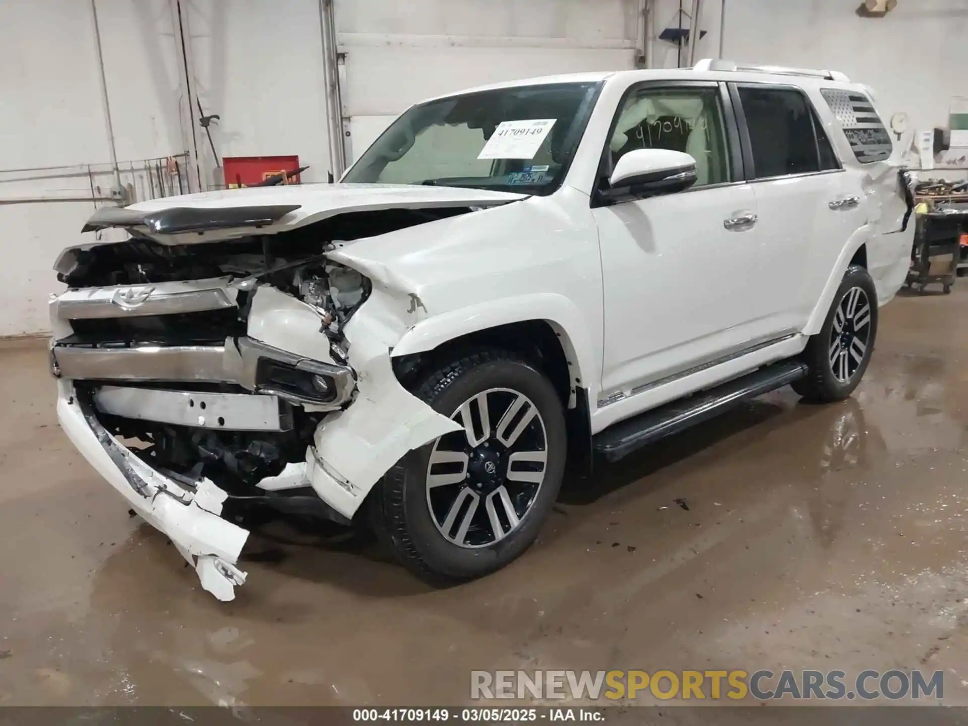 2 Photograph of a damaged car JTEKU5JRXN6086313 TOYOTA 4RUNNER 2022