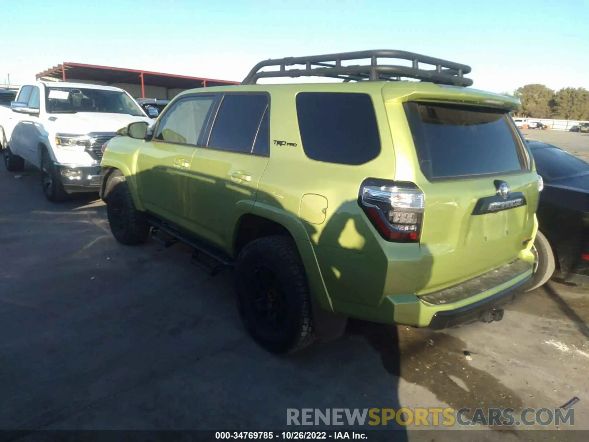 3 Photograph of a damaged car JTELU5JR0N5992819 TOYOTA 4RUNNER 2022