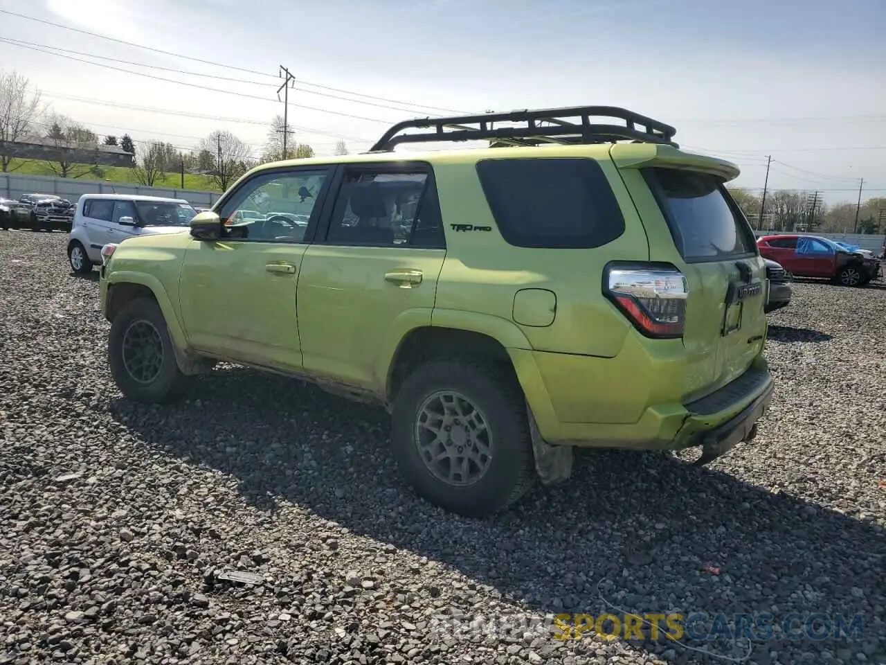2 Photograph of a damaged car JTELU5JR5N6084618 TOYOTA 4RUNNER 2022