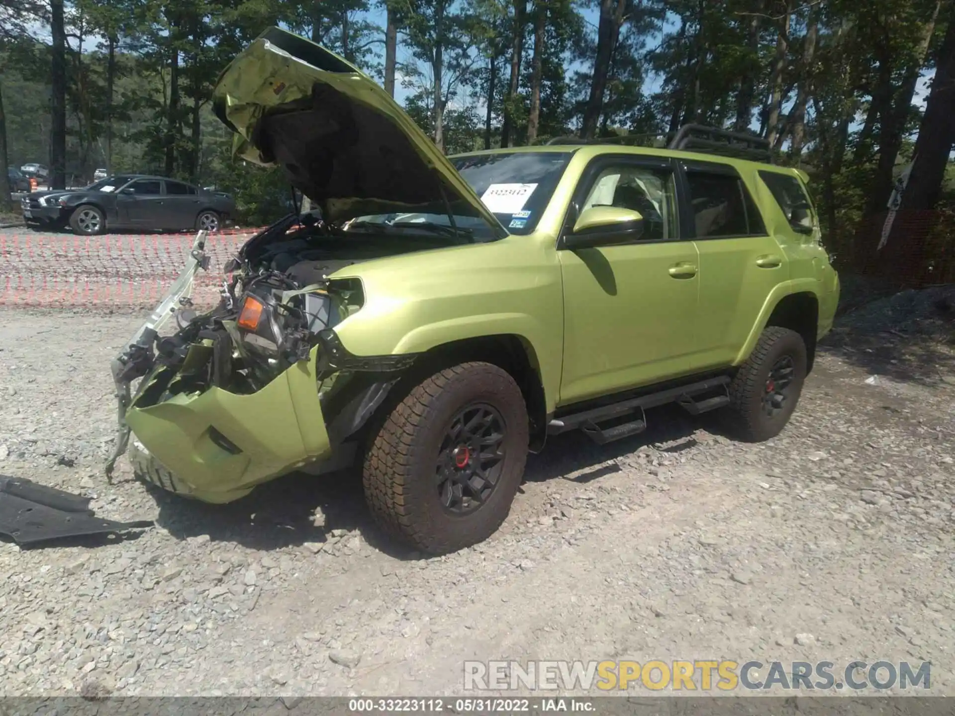 2 Photograph of a damaged car JTELU5JR8N6018712 TOYOTA 4RUNNER 2022