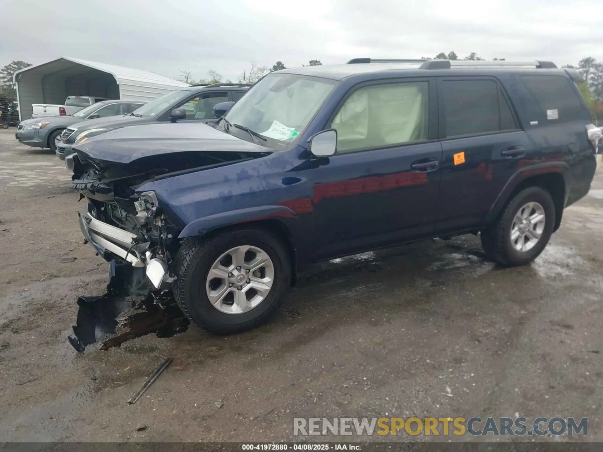 2 Photograph of a damaged car JTEMU5JR0N6028851 TOYOTA 4RUNNER 2022