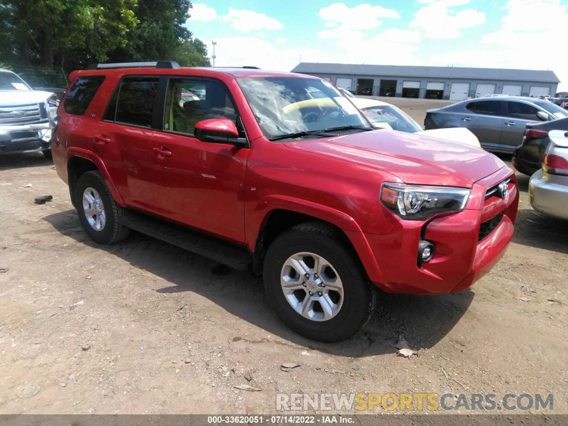 1 Photograph of a damaged car JTEMU5JR2N6019312 TOYOTA 4RUNNER 2022