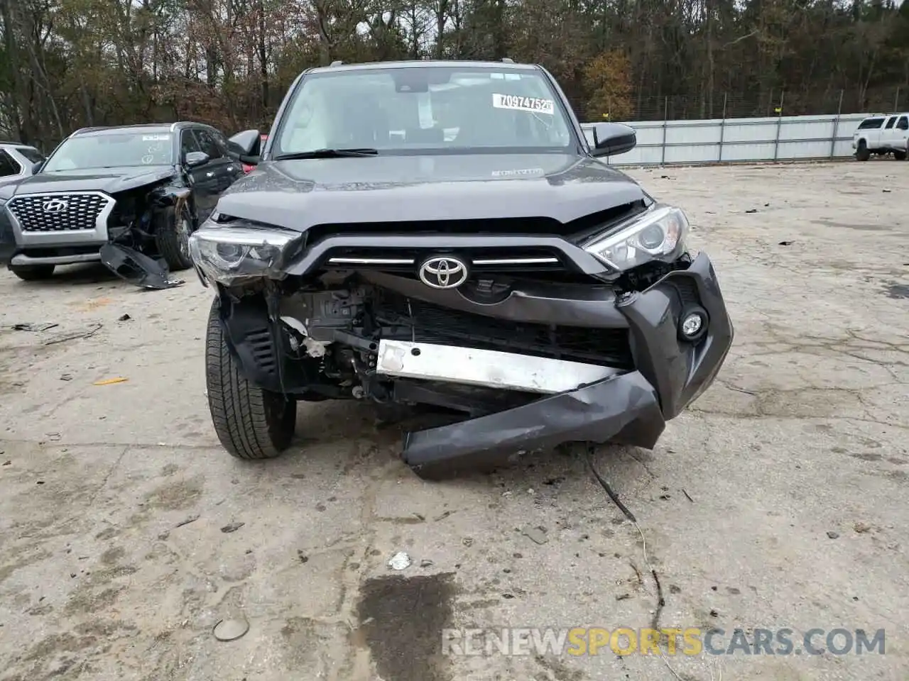 5 Photograph of a damaged car JTEMU5JR4N6030120 TOYOTA 4RUNNER 2022