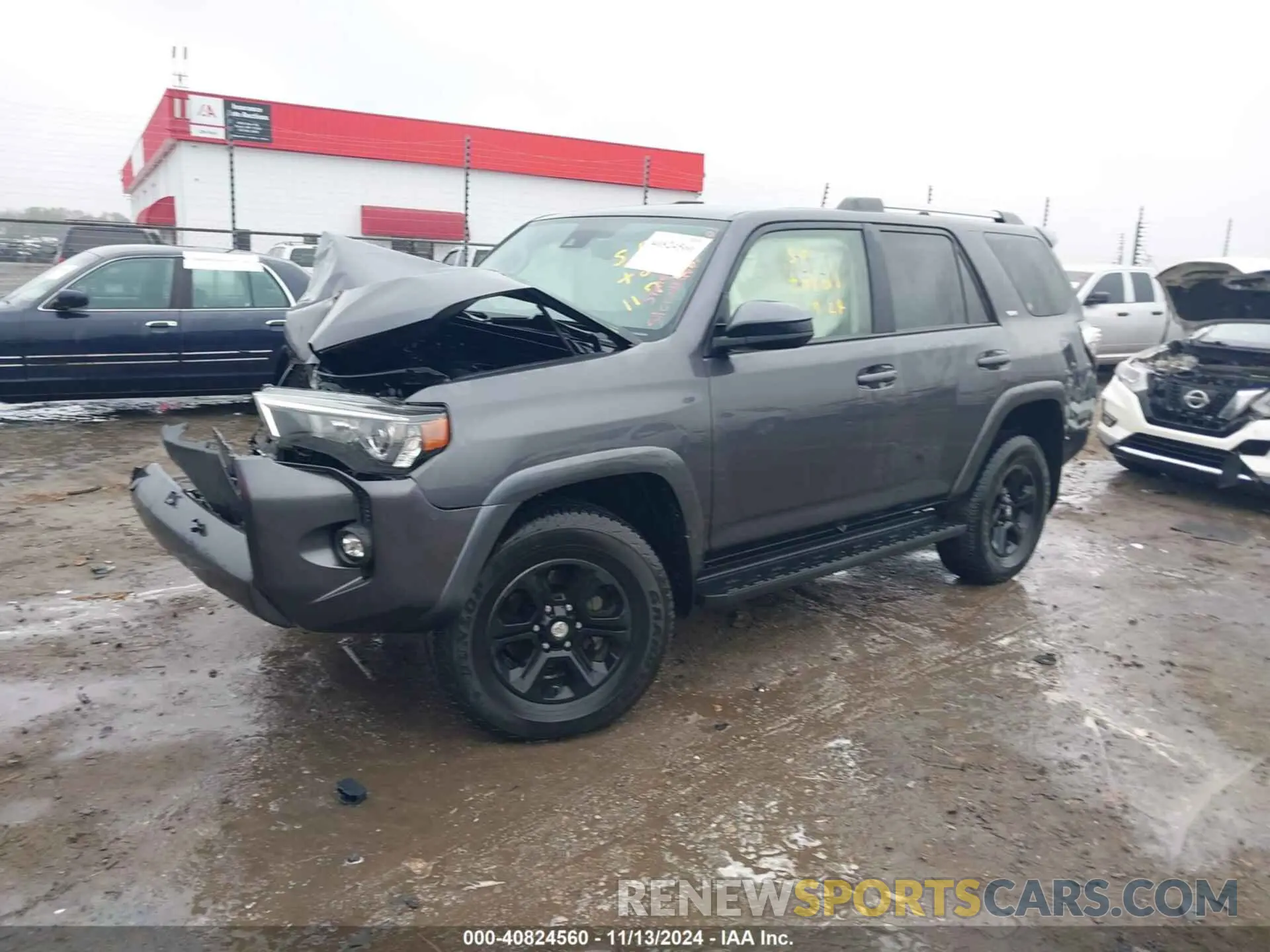 2 Photograph of a damaged car JTEMU5JR5N6063739 TOYOTA 4RUNNER 2022