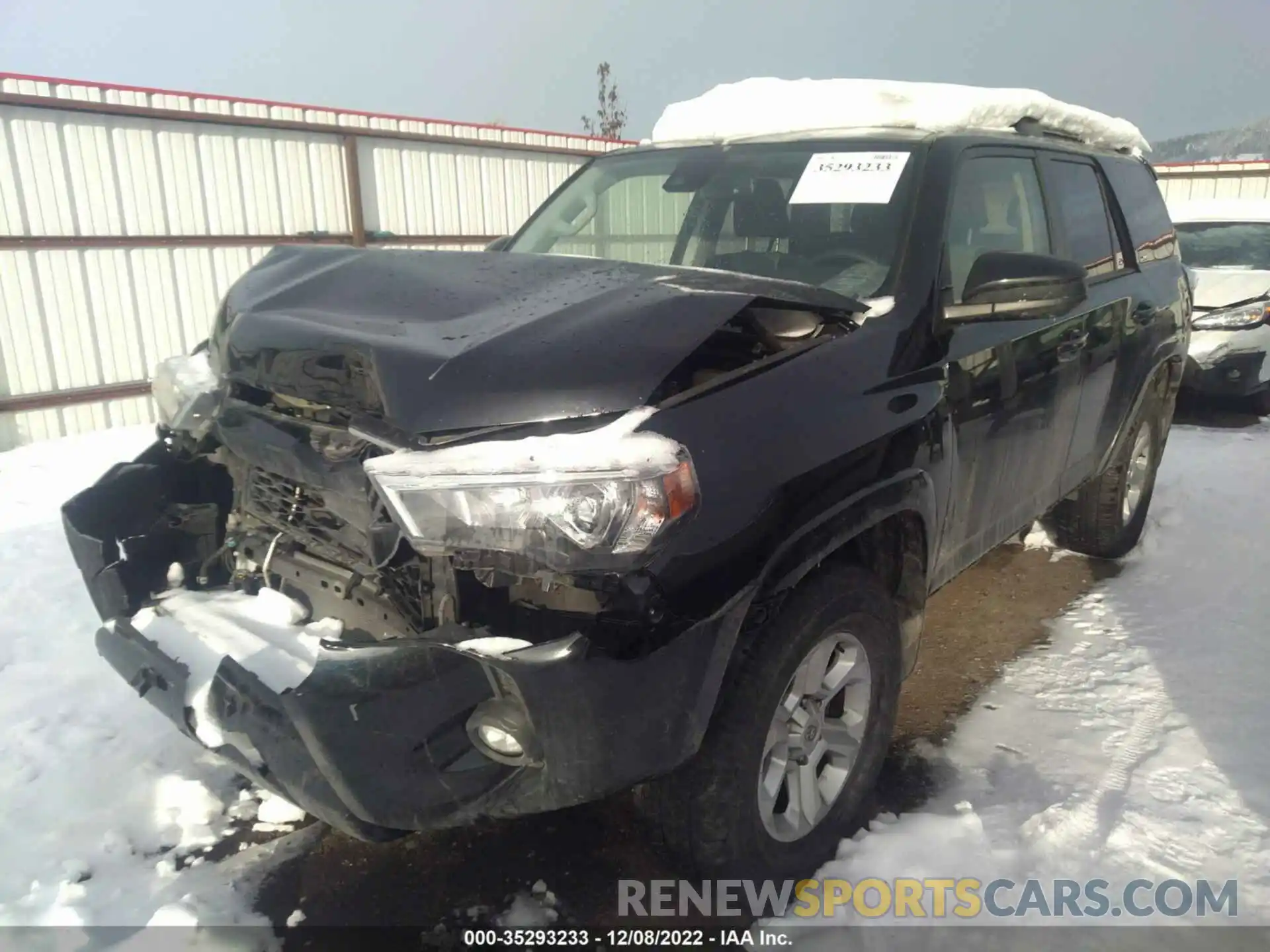 2 Photograph of a damaged car JTEMU5JR6N5993946 TOYOTA 4RUNNER 2022