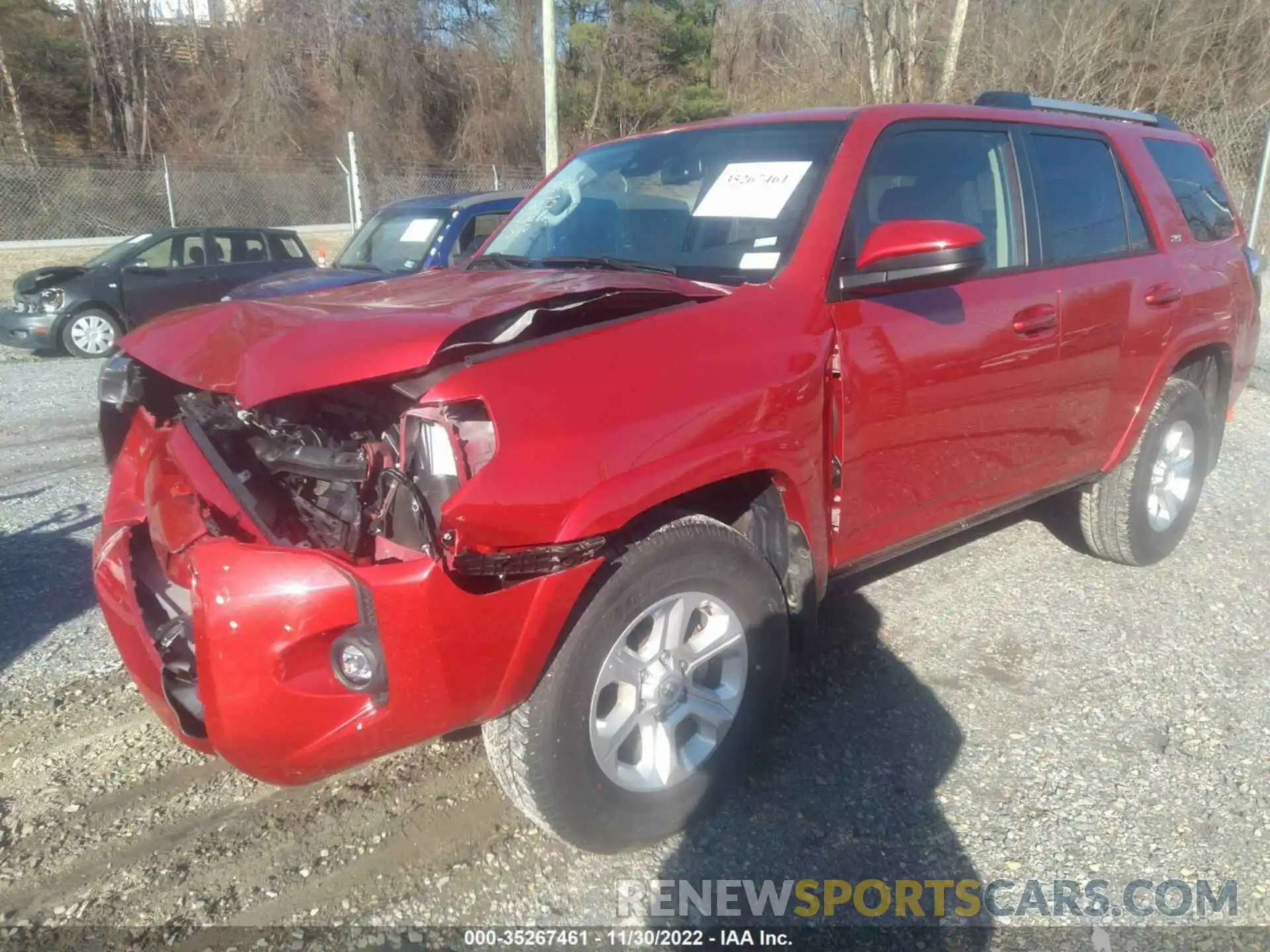 2 Photograph of a damaged car JTEMU5JR8N6056316 TOYOTA 4RUNNER 2022