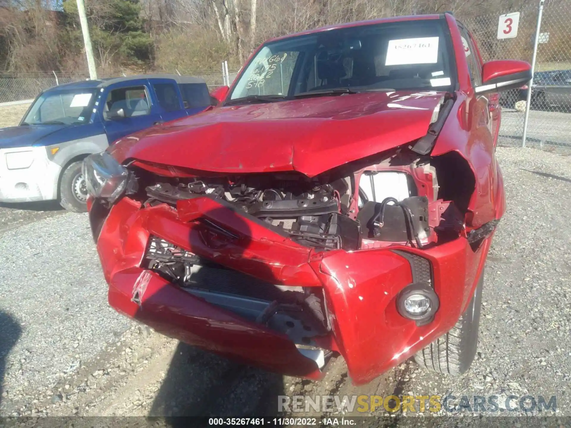 6 Photograph of a damaged car JTEMU5JR8N6056316 TOYOTA 4RUNNER 2022