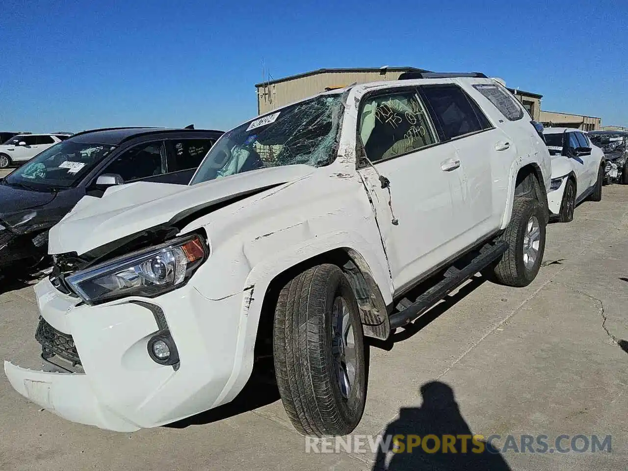 1 Photograph of a damaged car JTEMU5JR9N6027990 TOYOTA 4RUNNER 2022