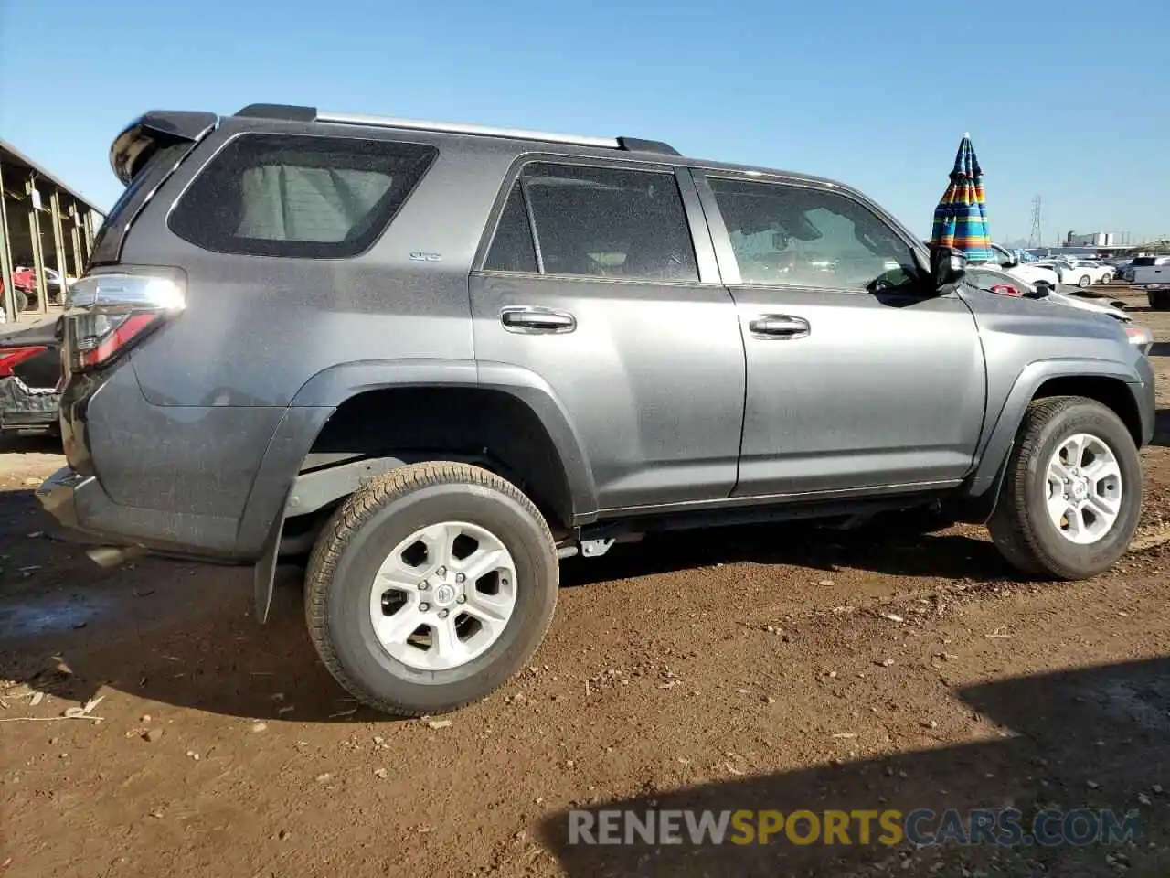 3 Photograph of a damaged car JTEMU5JR9N6053358 TOYOTA 4RUNNER 2022