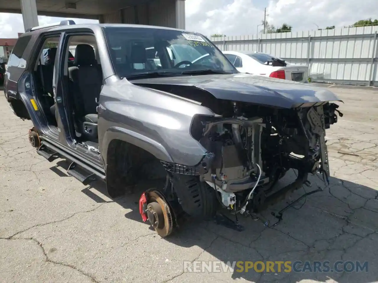 1 Photograph of a damaged car JTENU5JR3N6009988 TOYOTA 4RUNNER 2022