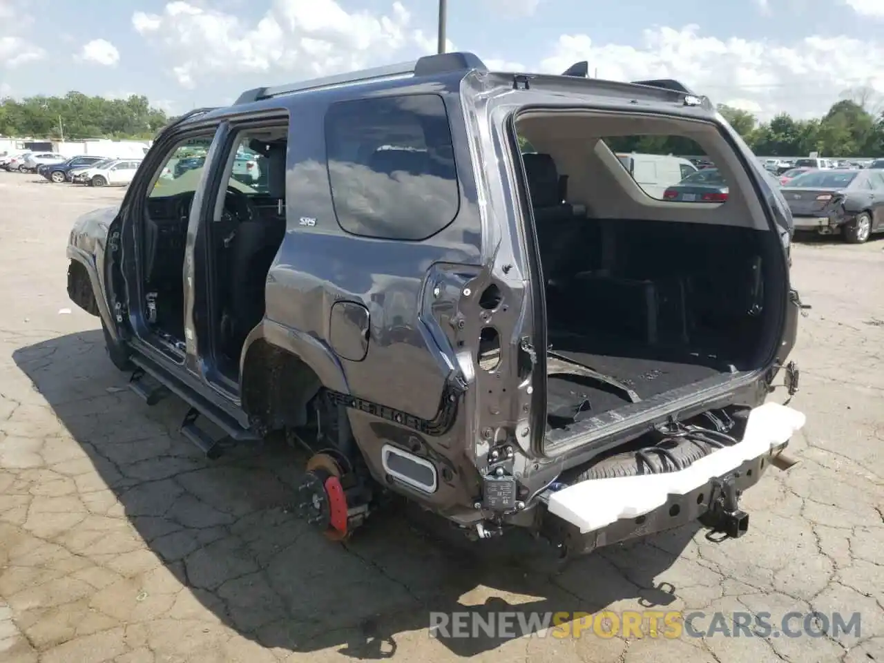 3 Photograph of a damaged car JTENU5JR3N6009988 TOYOTA 4RUNNER 2022