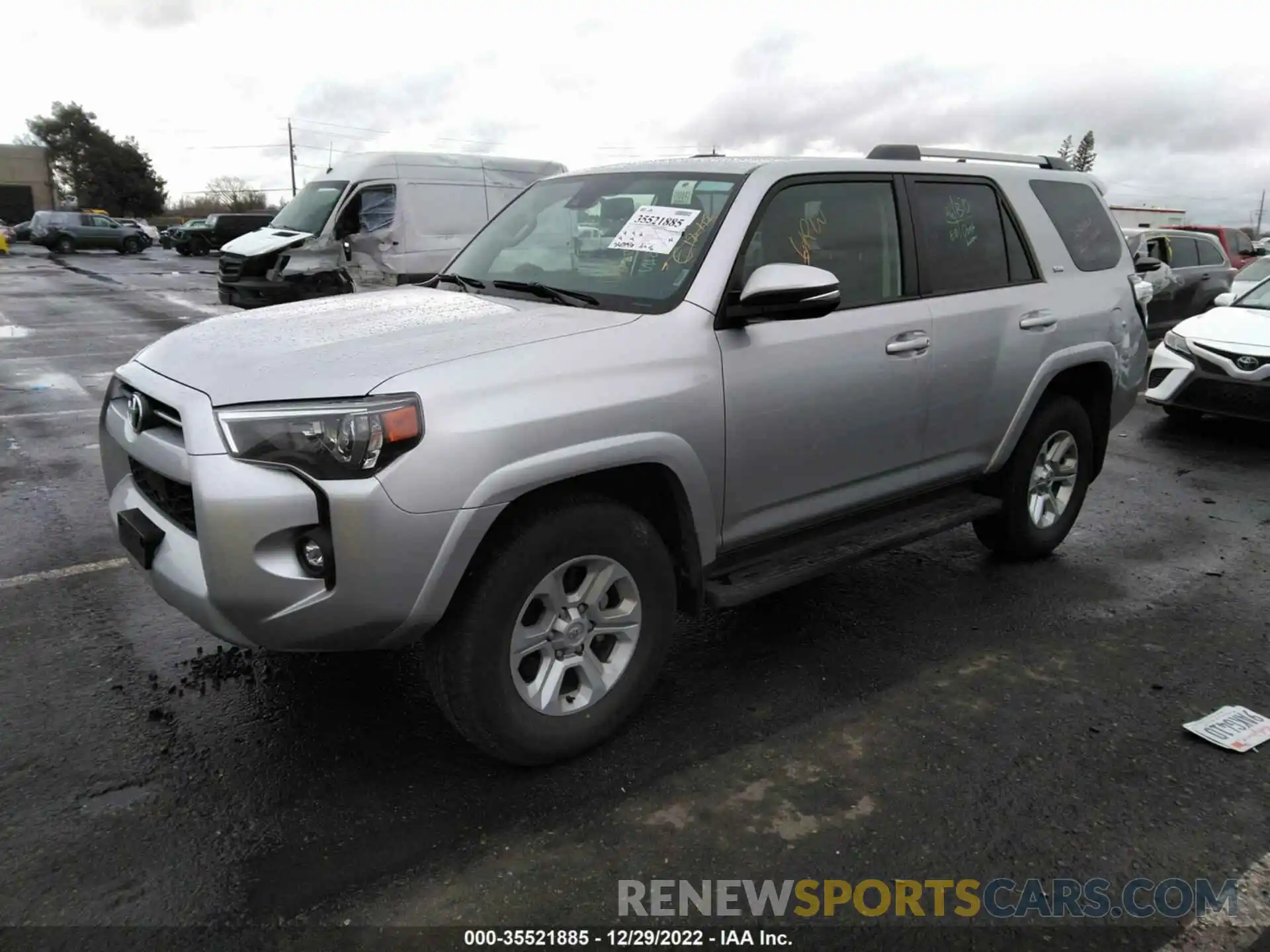 2 Photograph of a damaged car JTENU5JR3N6043929 TOYOTA 4RUNNER 2022