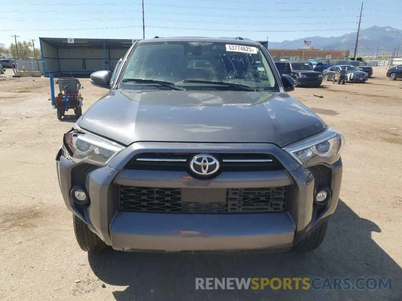 5 Photograph of a damaged car JTENU5JR4N5985462 TOYOTA 4RUNNER 2022