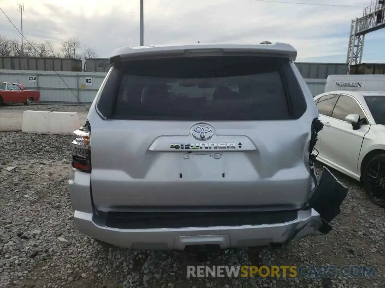 6 Photograph of a damaged car JTENU5JR4N6062831 TOYOTA 4RUNNER 2022