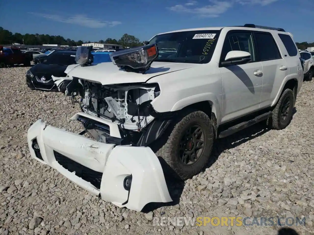 2 Photograph of a damaged car JTENU5JR5N6066807 TOYOTA 4RUNNER 2022