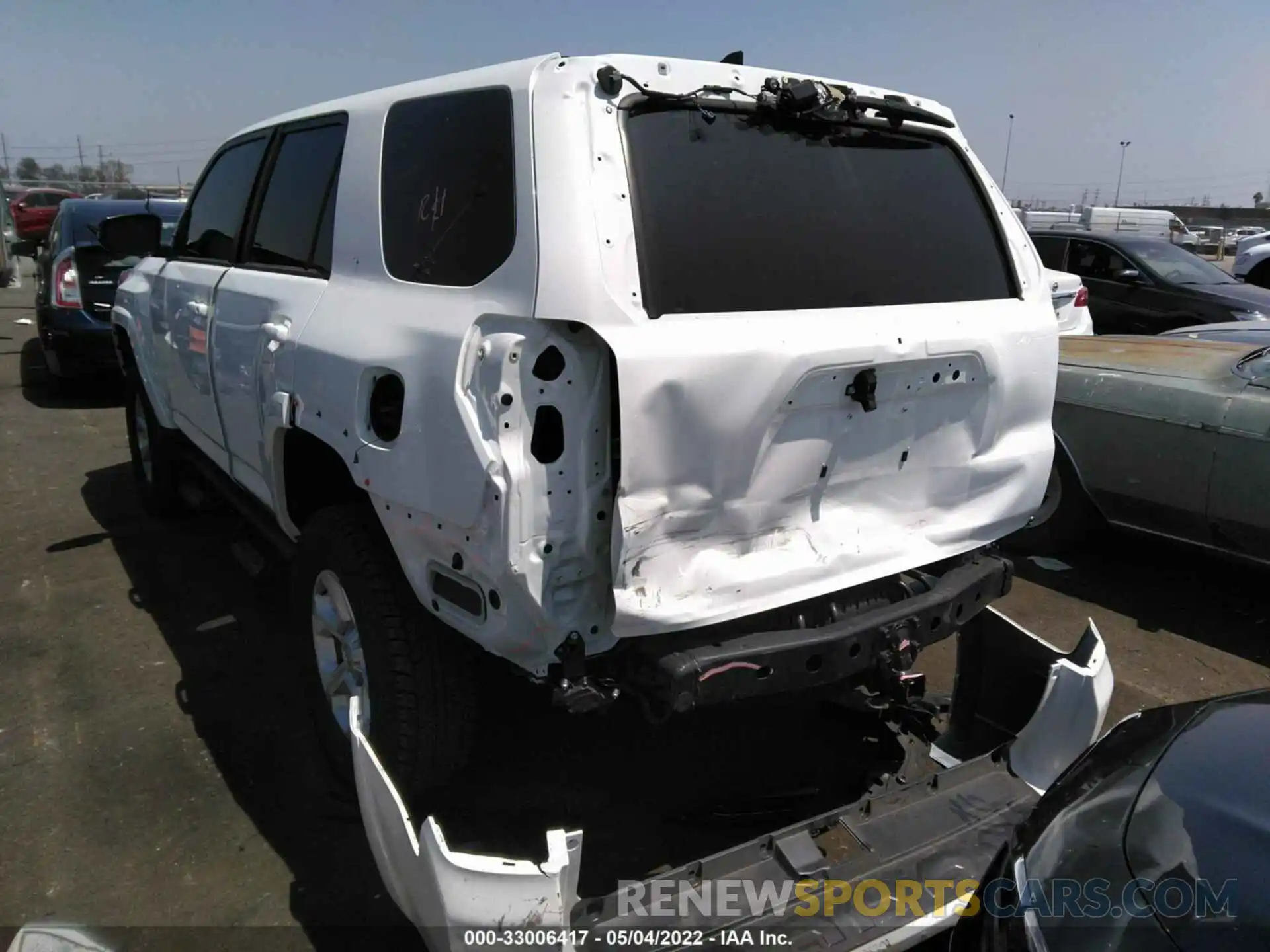 3 Photograph of a damaged car JTENU5JR6N5994406 TOYOTA 4RUNNER 2022