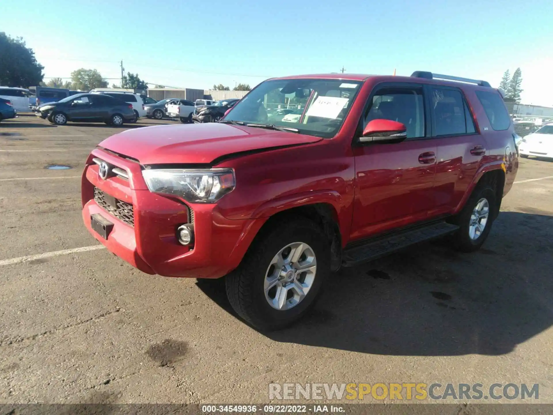 2 Photograph of a damaged car JTENU5JR6N6020676 TOYOTA 4RUNNER 2022