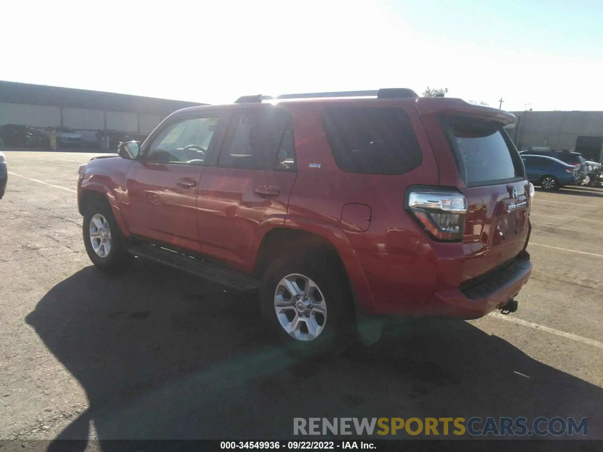 3 Photograph of a damaged car JTENU5JR6N6020676 TOYOTA 4RUNNER 2022