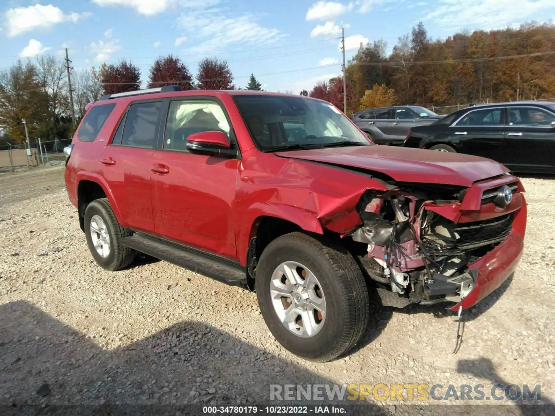 1 Photograph of a damaged car JTENU5JR6N6023027 TOYOTA 4RUNNER 2022