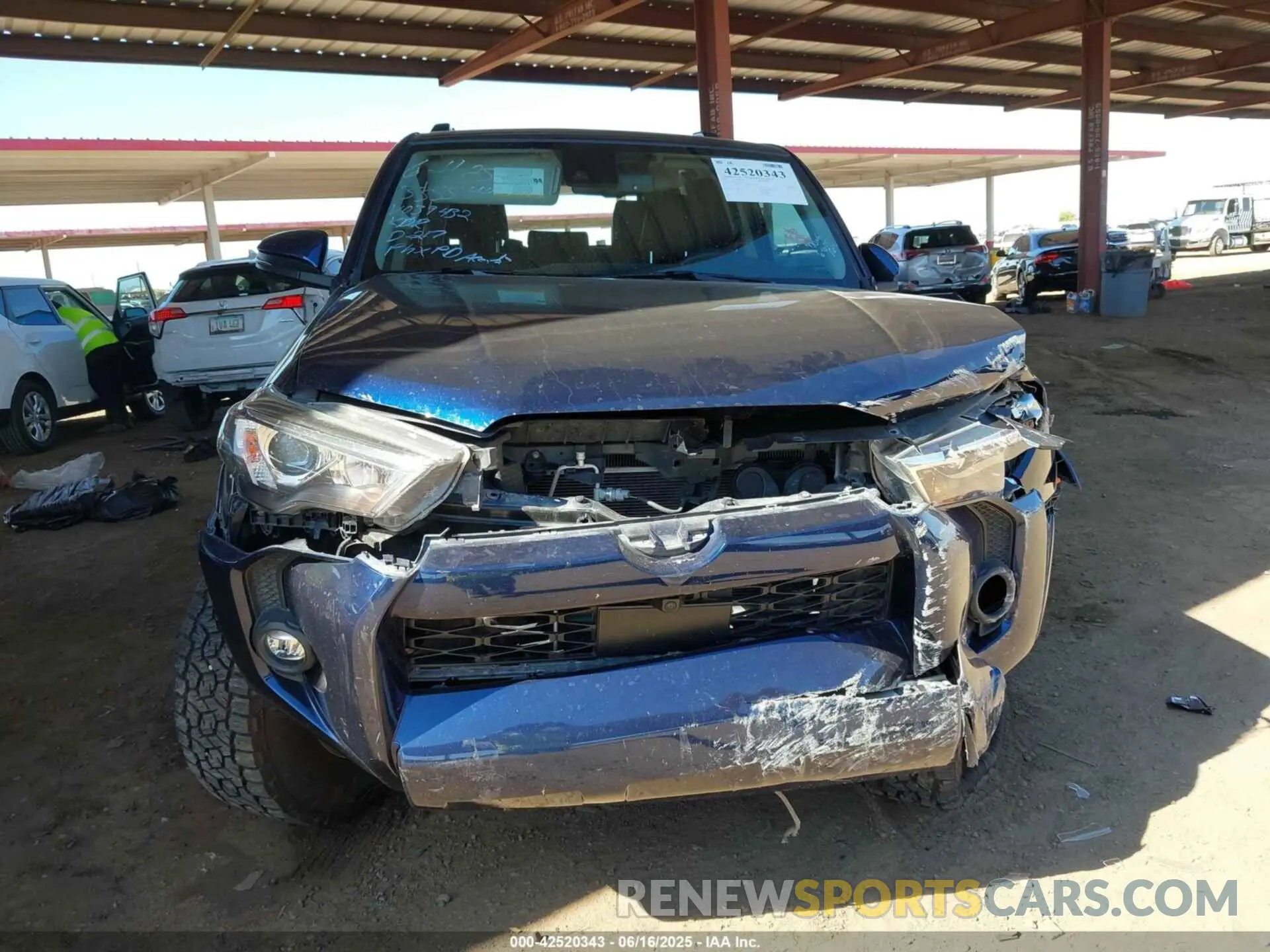 6 Photograph of a damaged car JTENU5JR7N6039432 TOYOTA 4RUNNER 2022