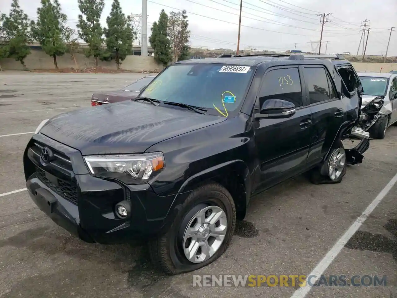 1 Photograph of a damaged car JTENU5JR7N6078795 TOYOTA 4RUNNER 2022