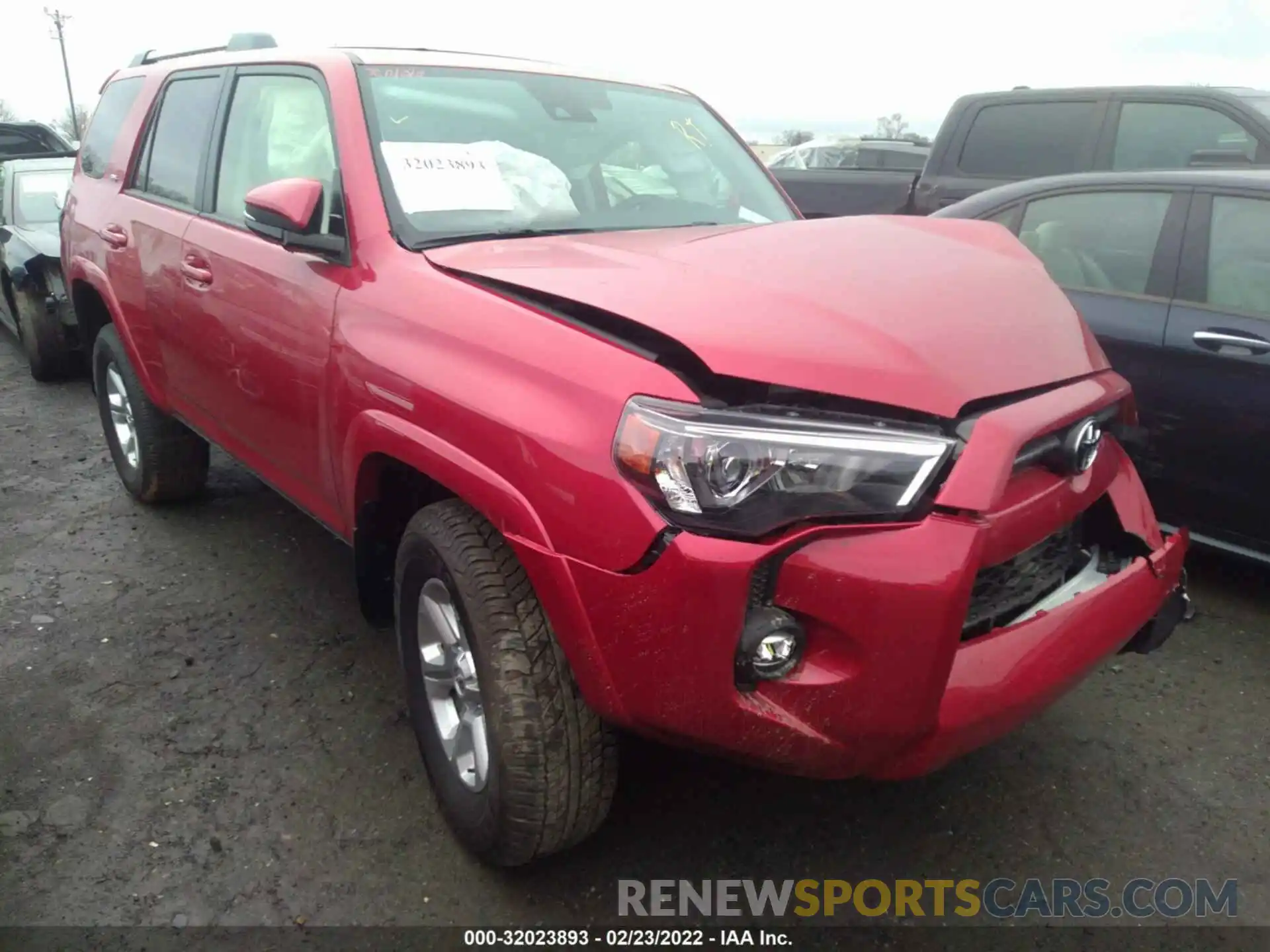 1 Photograph of a damaged car JTENU5JR8N5982273 TOYOTA 4RUNNER 2022