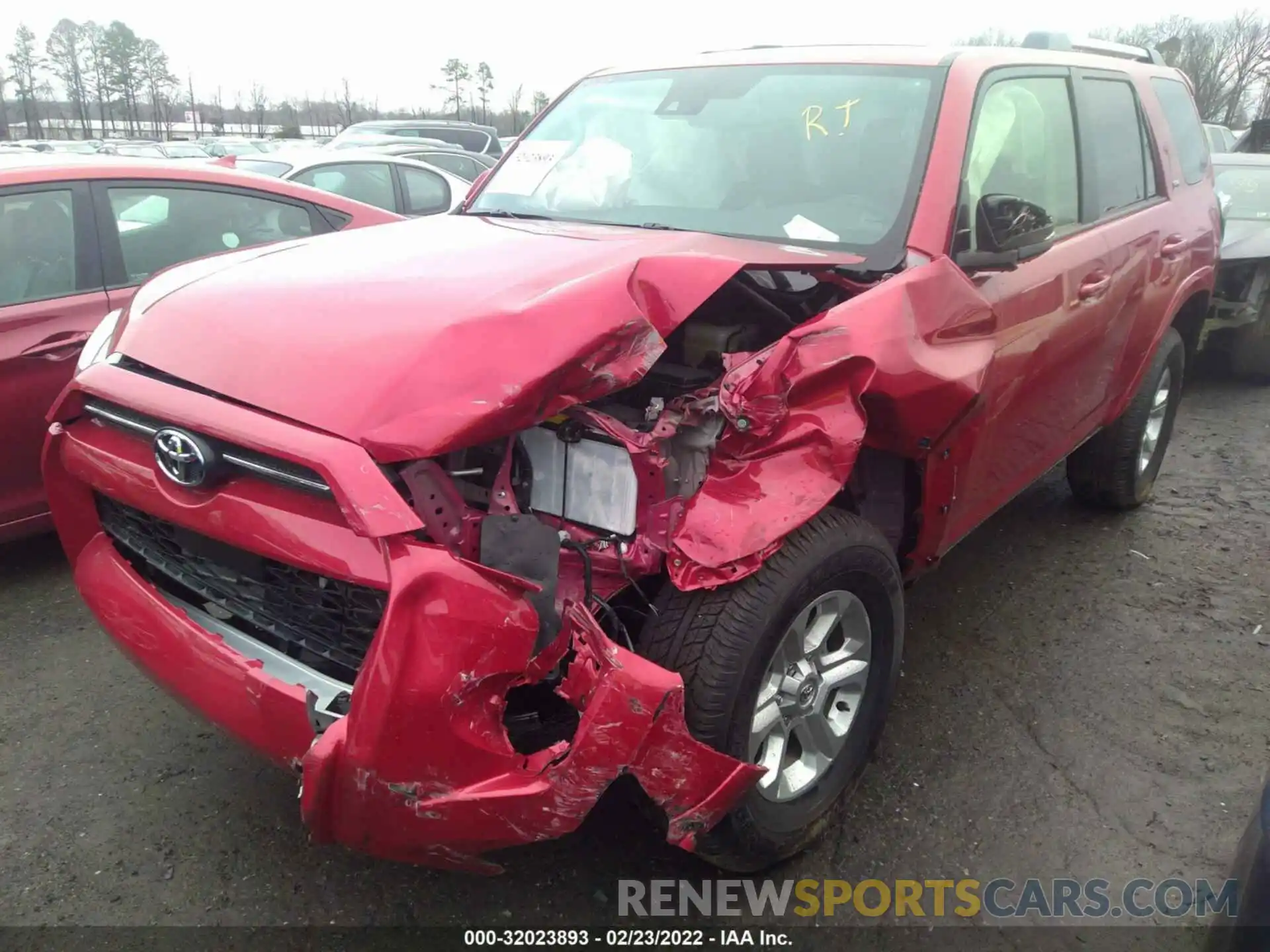 2 Photograph of a damaged car JTENU5JR8N5982273 TOYOTA 4RUNNER 2022