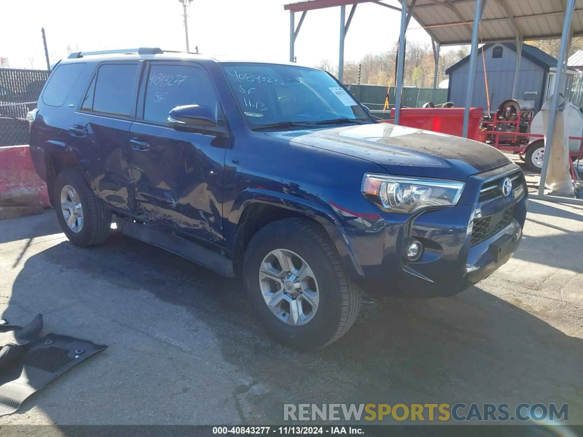 1 Photograph of a damaged car JTENU5JR8N5998909 TOYOTA 4RUNNER 2022