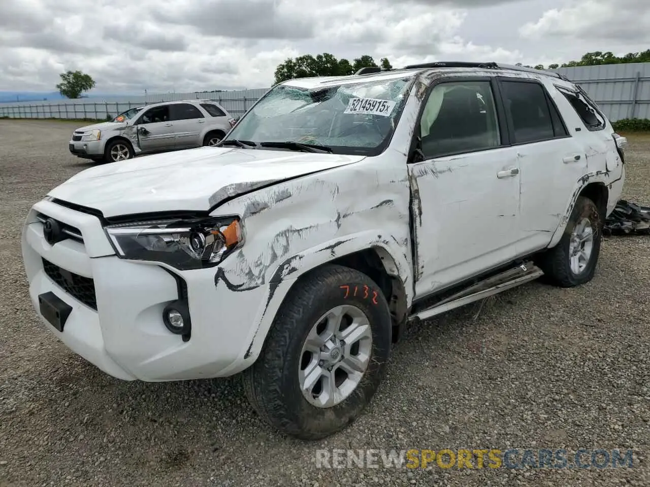 1 Photograph of a damaged car JTENU5JR8N6081270 TOYOTA 4RUNNER 2022