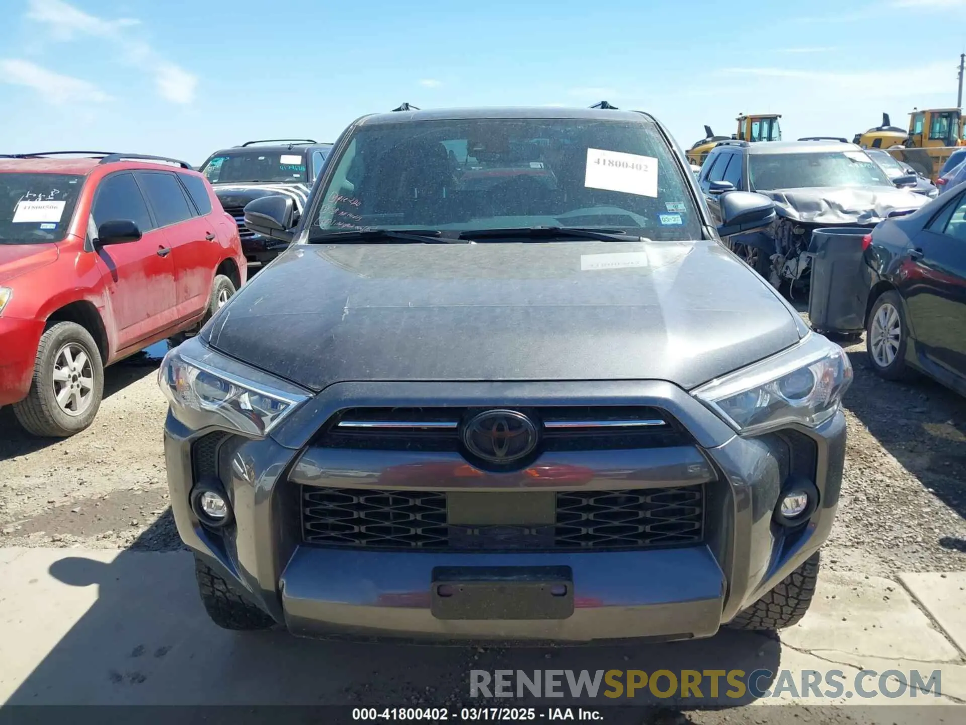 13 Photograph of a damaged car JTENU5JR9N6034605 TOYOTA 4RUNNER 2022
