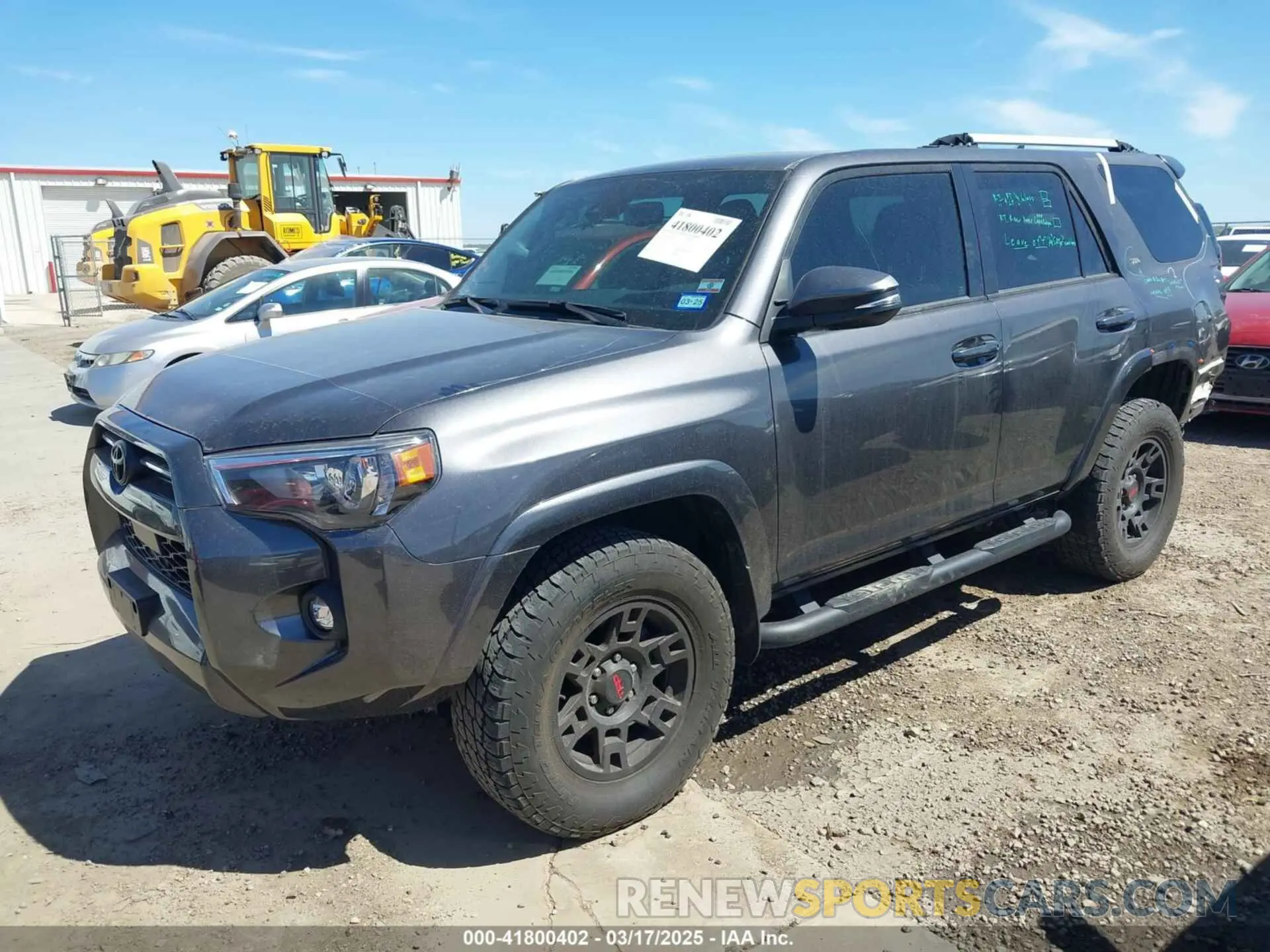 2 Photograph of a damaged car JTENU5JR9N6034605 TOYOTA 4RUNNER 2022
