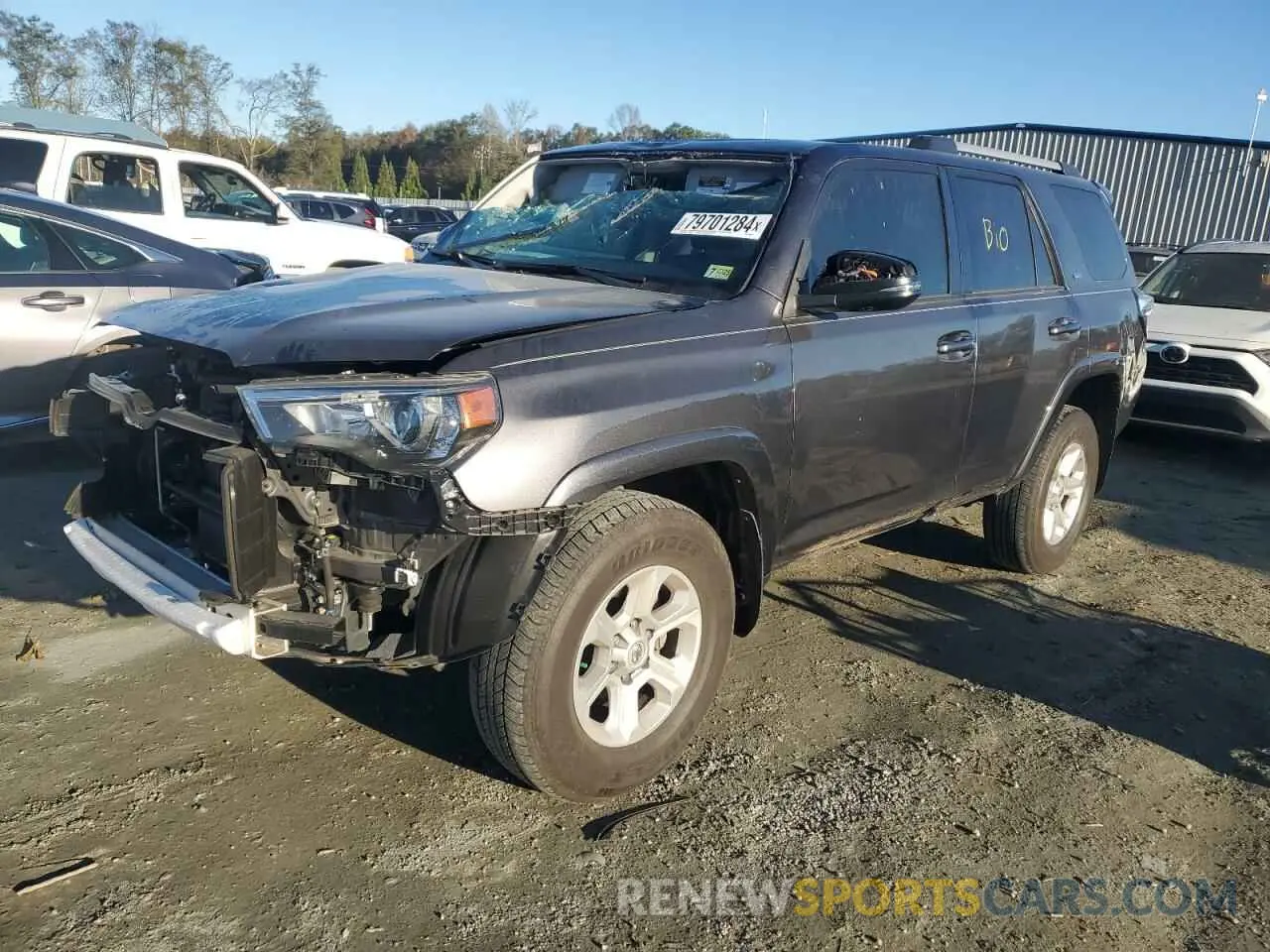 1 Photograph of a damaged car JTENU5JR9N6044454 TOYOTA 4RUNNER 2022
