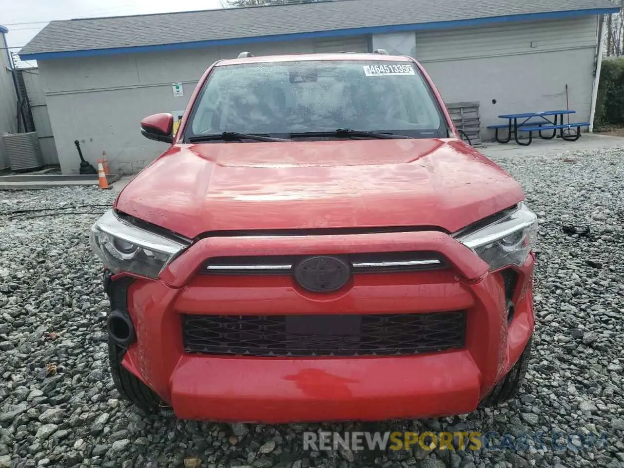 5 Photograph of a damaged car JTENU5JR9N6063764 TOYOTA 4RUNNER 2022