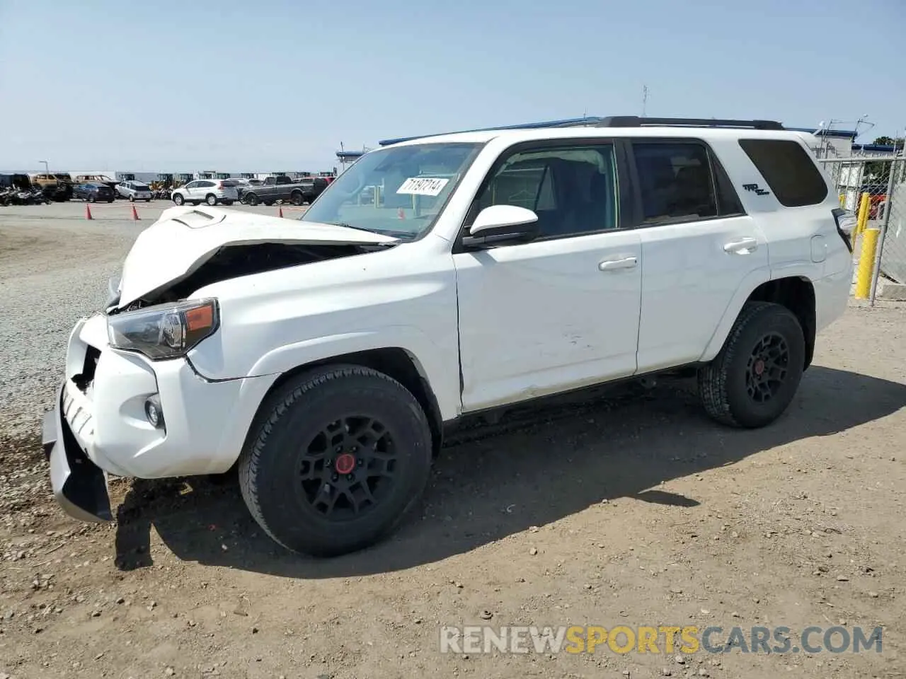 1 Photograph of a damaged car JTEPU5JR0N6006846 TOYOTA 4RUNNER 2022